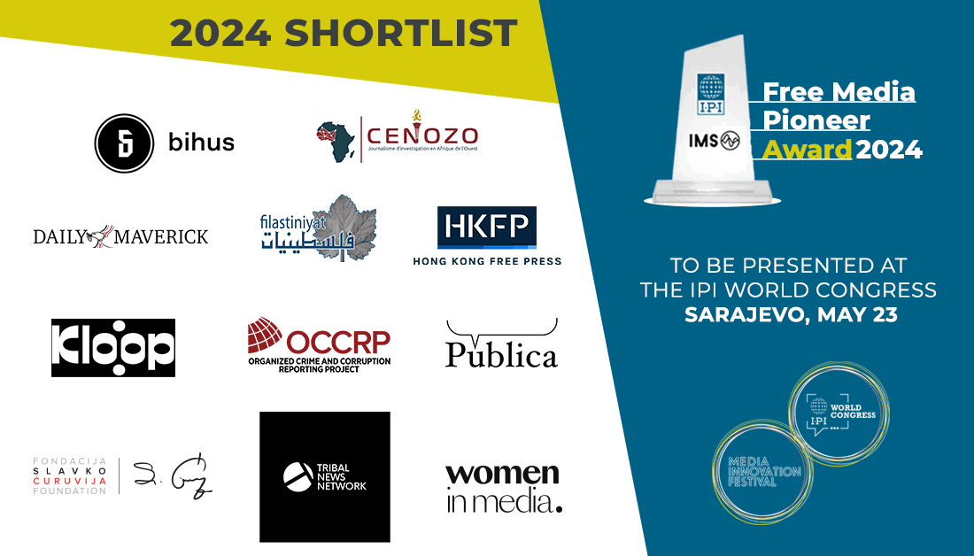 11 trailblazing organisations shortlisted for 2024 Free Media Pioneer award